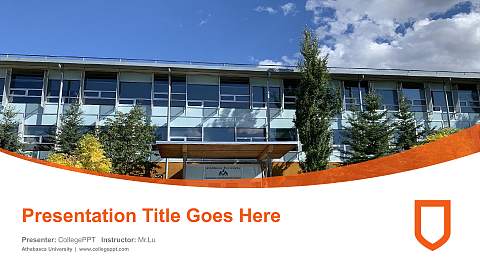 Athabasca University Course/Courseware Creation PPT Template