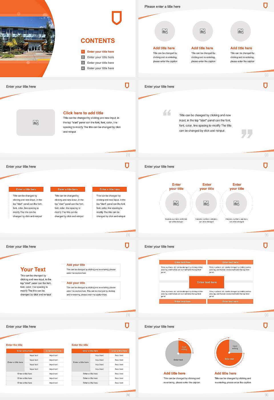 Athabasca University Course/Courseware Creation PPT Template16:9 ratio PPT effect preview image2
