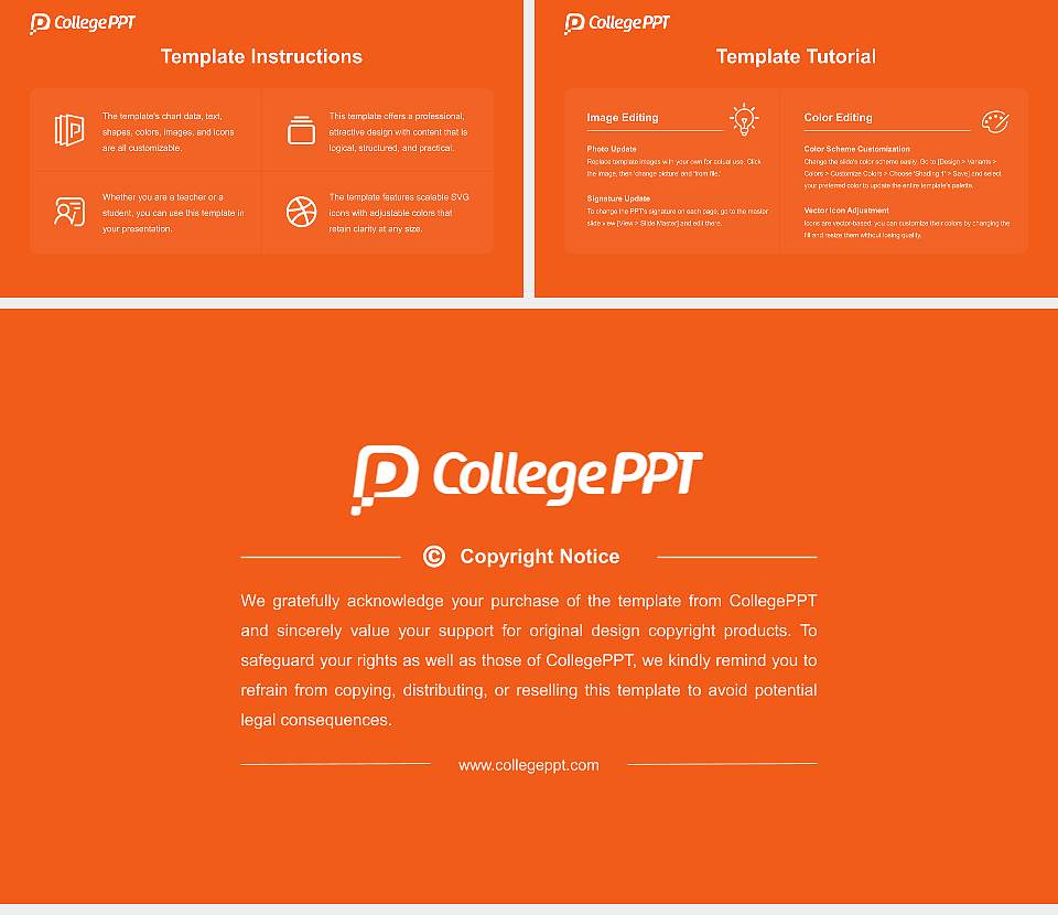 Athabasca University Course/Courseware Creation PPT Template16:9 ratio PPT effect preview image5