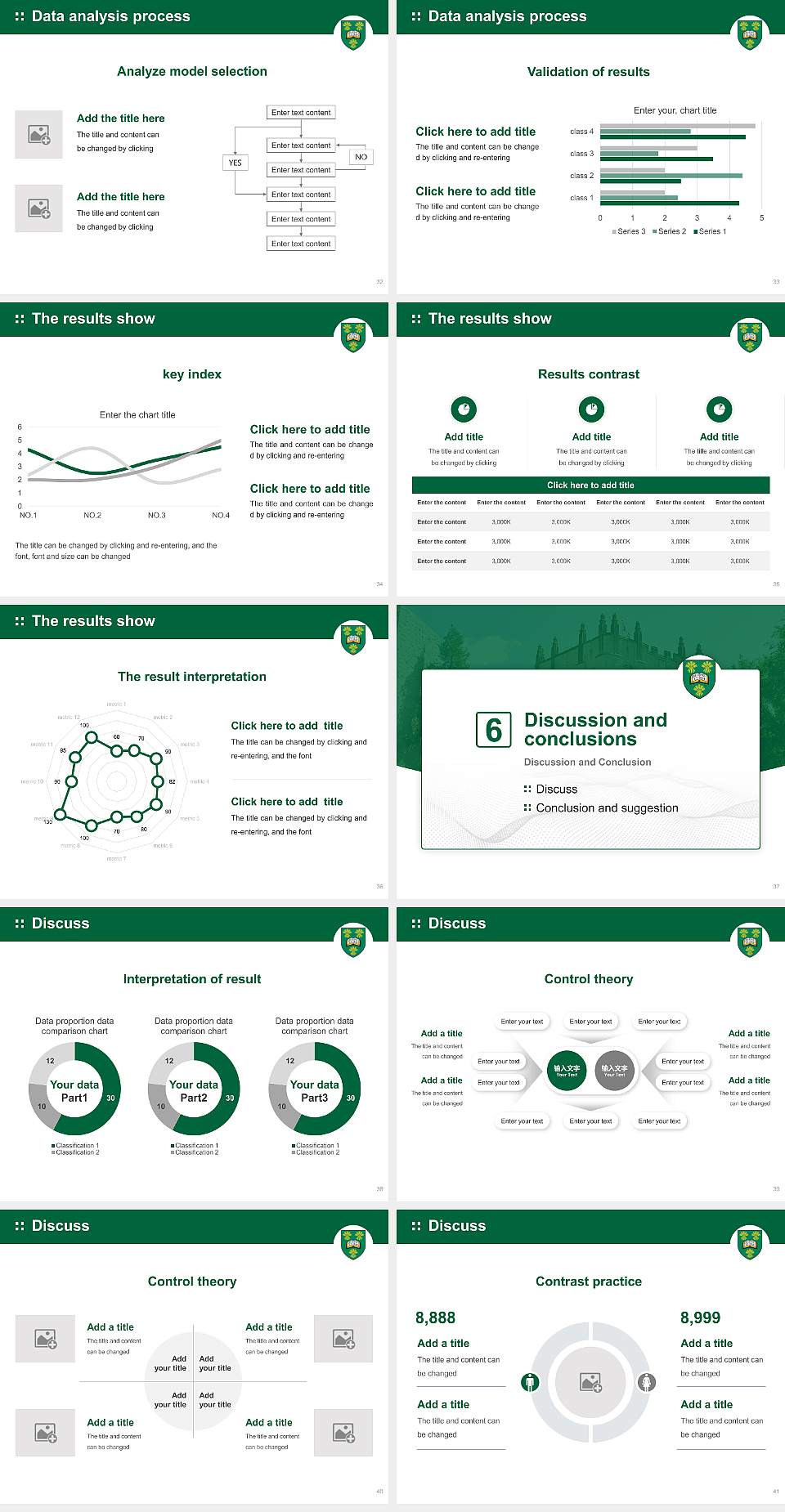 University of Saskatchewan Graduation Thesis Defense PPT Template4:3 ratio PPT effect preview image5