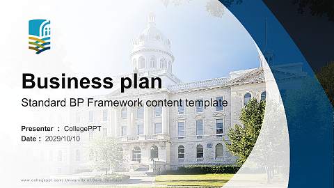 University of Saint-Boniface Competition/Entrepreneurship Contest PPT Template