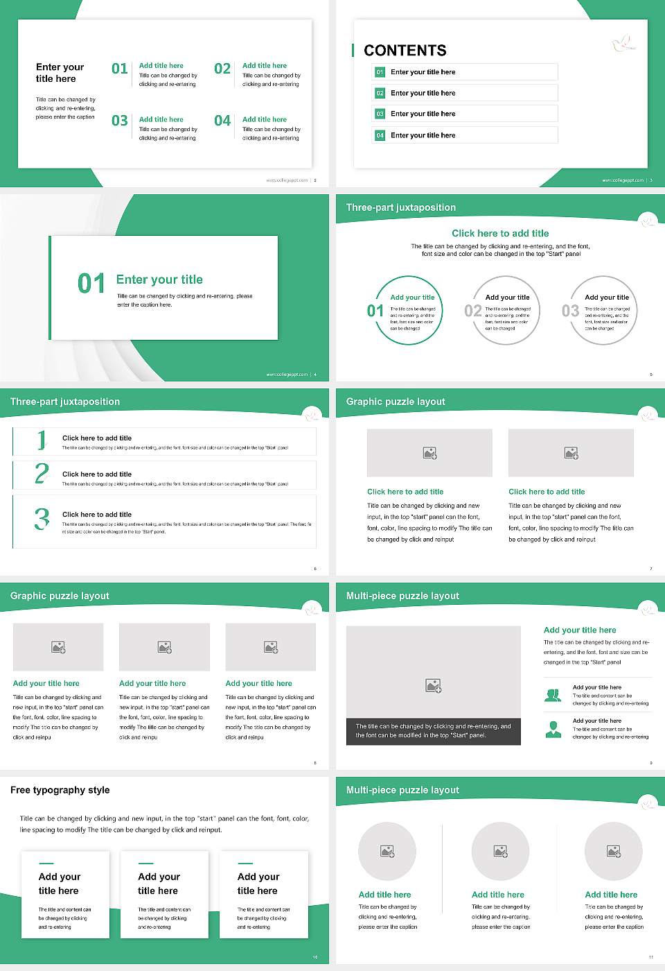 Iwate University of Health and Medical Sciences Academic Presentation/Research Findings Report PPT Template16:9 ratio PPT effect preview image2