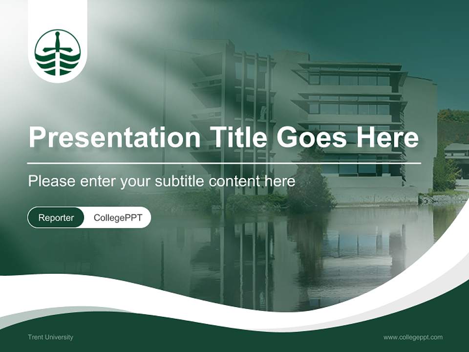 Trent University Lecture Sharing and Networking Event PPT Template4:3 ratio PPT effect preview image4