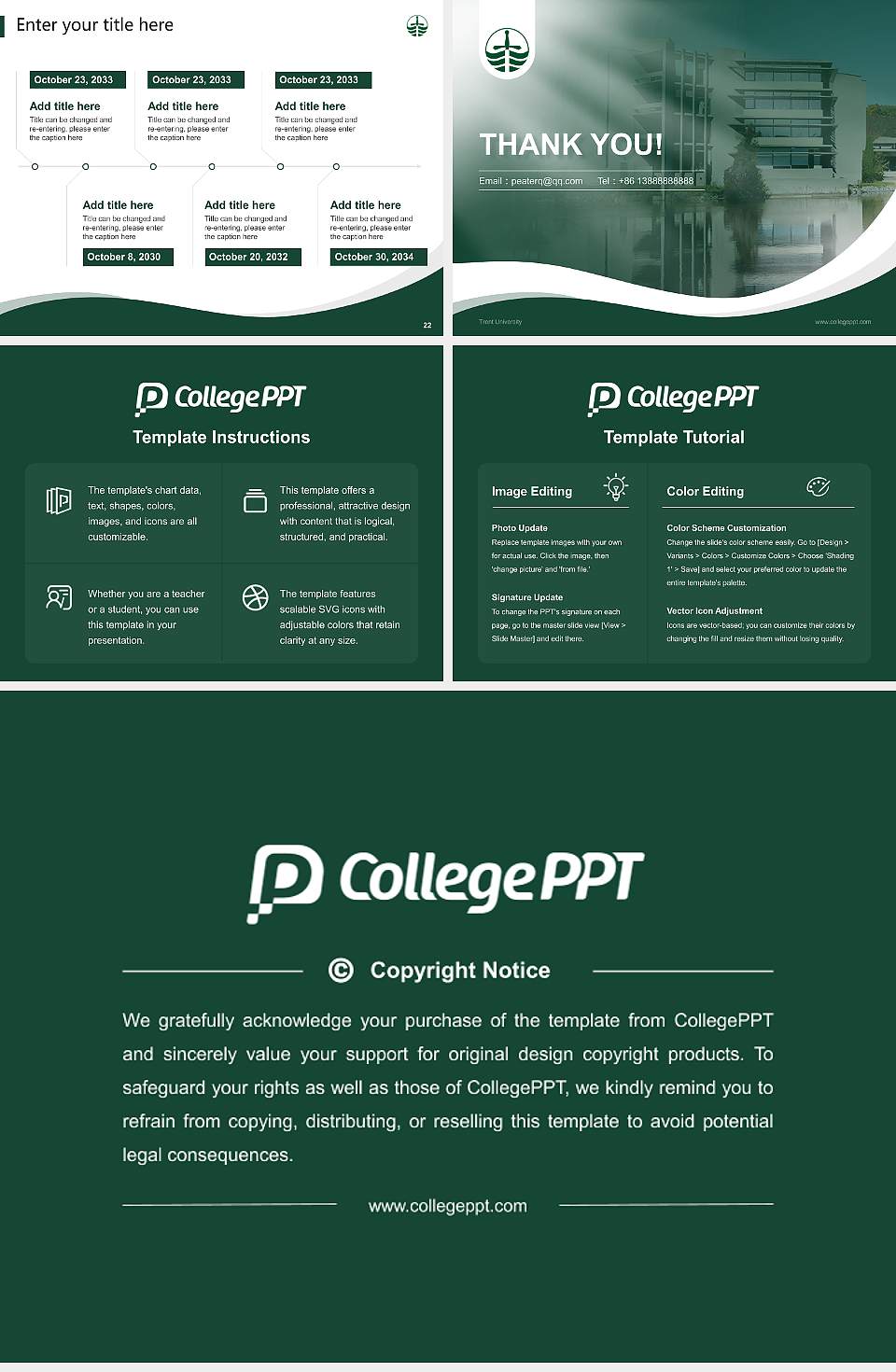 Trent University Lecture Sharing and Networking Event PPT Template4:3 ratio PPT effect preview image4