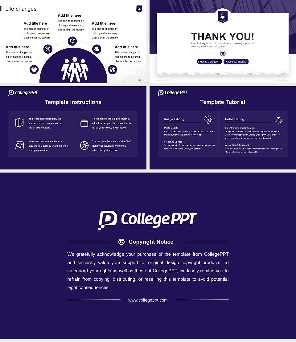 Tyndale University National Scholarship Defense PPT Template16:9 ratio PPT effect preview image4