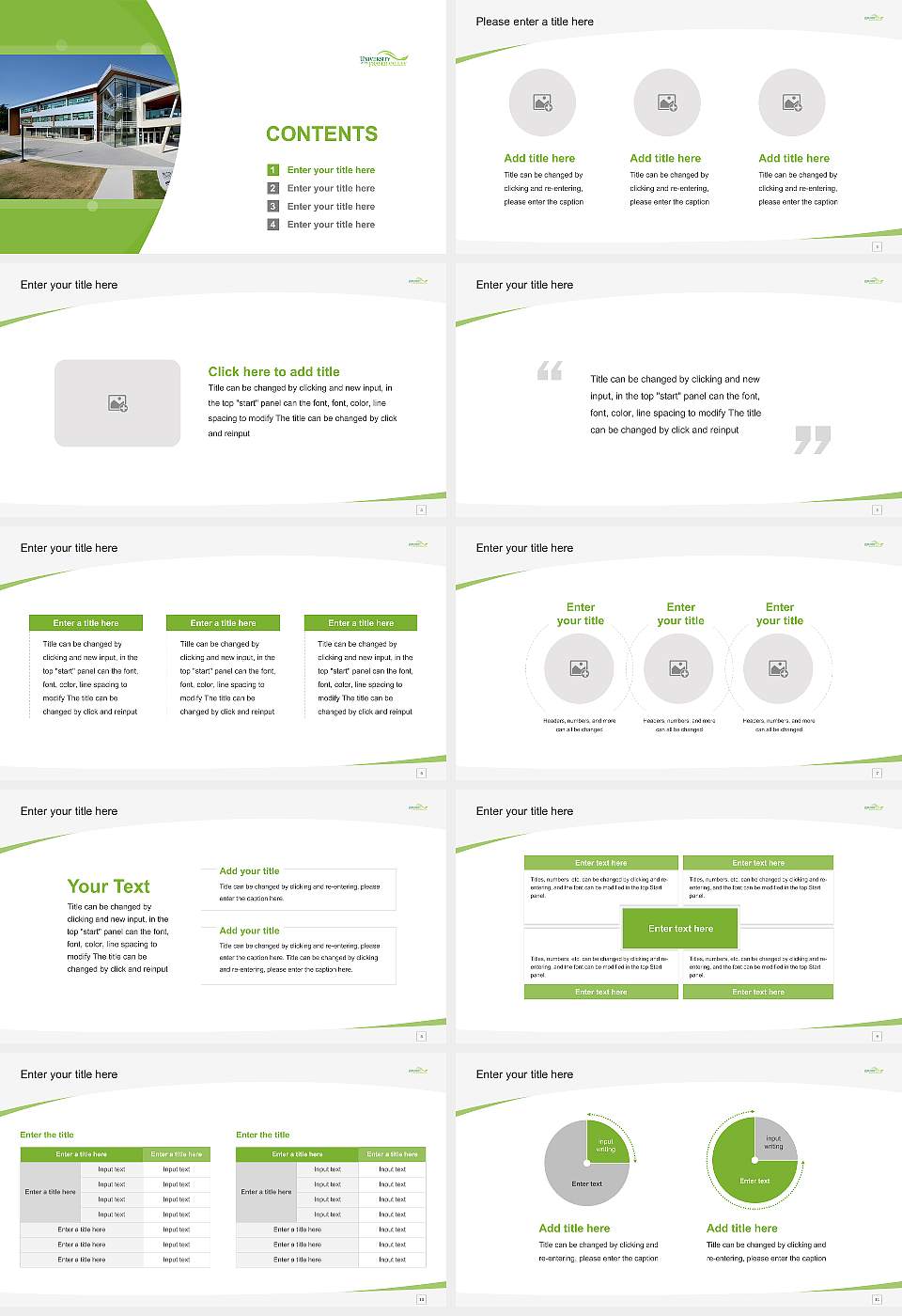 University of the Fraser Valley Course/Courseware Creation PPT Template16:9 ratio PPT effect preview image2