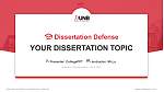 University of New Brunswick Disputation Powerpoint Vorlage
