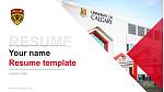 University of Calgary Resume PPT Template
