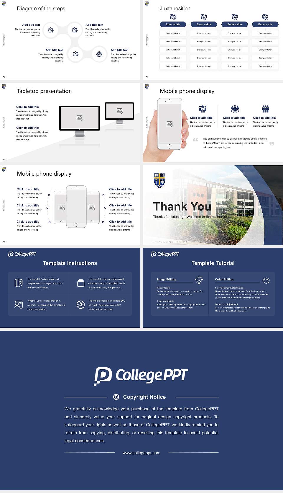 Crandall University Competition/Entrepreneurship Contest PPT Template16:9 ratio PPT effect preview image9