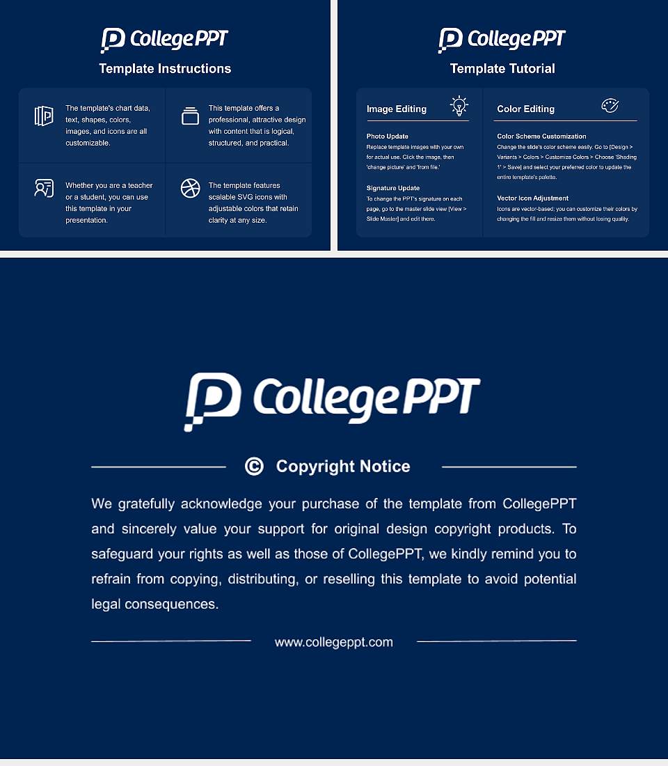 Queen’s University at Kingston Course/Courseware Creation PPT Template4:3 ratio PPT effect preview image5