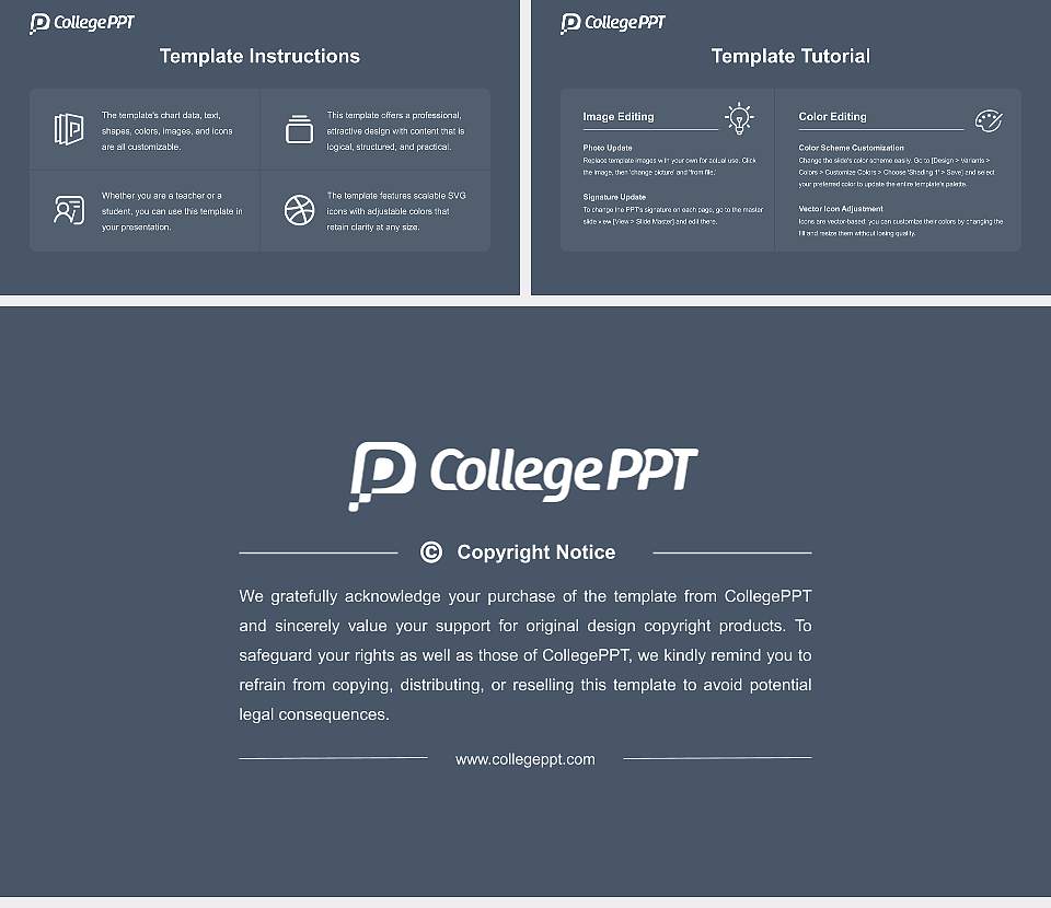 University of Toronto Course/Courseware Creation PPT Template16:9 ratio PPT effect preview image5