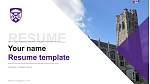 University of Western Ontario Resume PPT Template