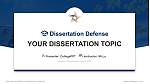 University of Sainte-Anne학위 논문 방어PPT 템플릿