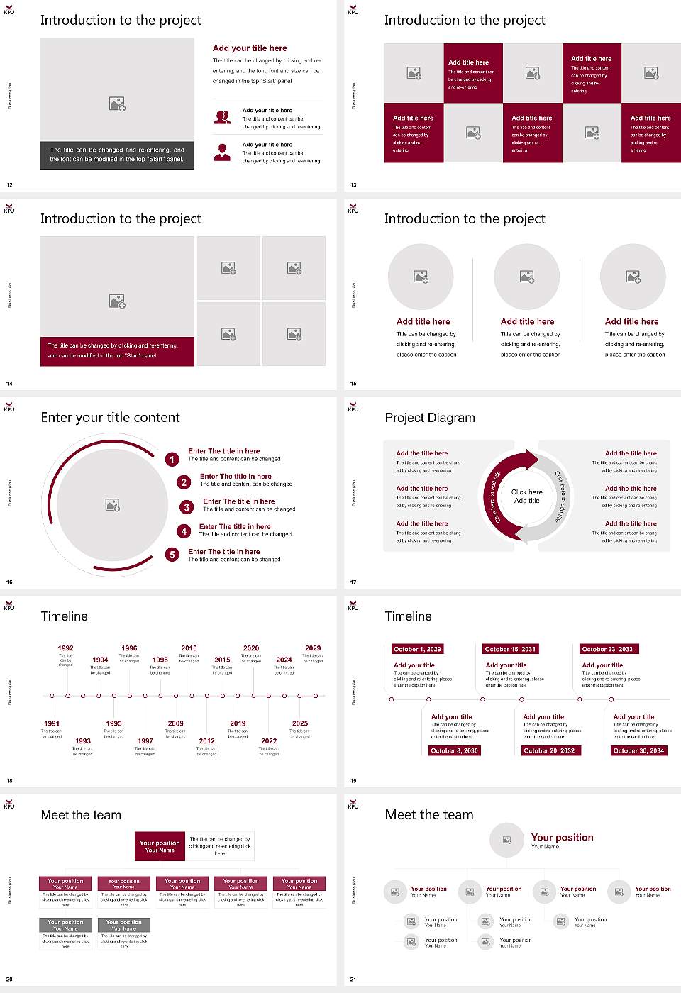 Kwantlen Polytechnic University Competition/Entrepreneurship Contest PPT Template16:9 ratio PPT effect preview image3