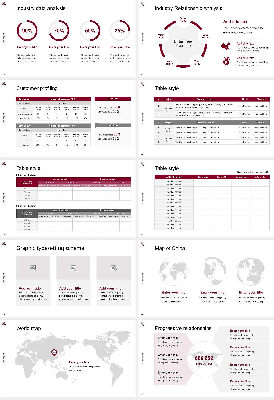 Kwantlen Polytechnic University Competition/Entrepreneurship Contest PPT Template16:9 ratio PPT effect preview image5