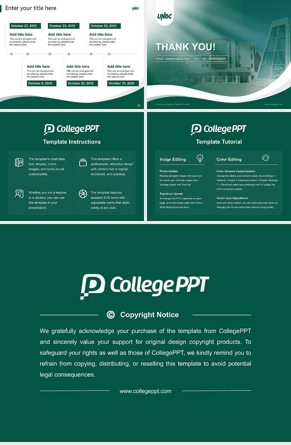 University of Northern British Columbia Lecture Sharing and Networking Event PPT Template4:3 ratio PPT effect preview image4