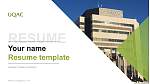 University of Quebec at Chicoutimi Resume PPT Template