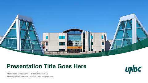 University of Northern British Columbia Course/Courseware Creation PPT Template
