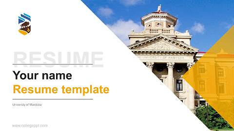 University of Manitoba Resume PPT Template