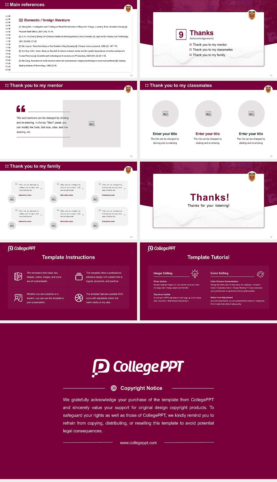 McMaster University Graduation Thesis Defense PPT Template16:9 ratio PPT effect preview image7