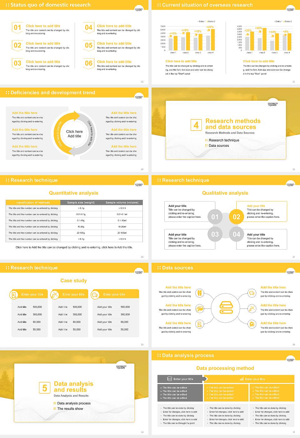 University of Guelph Graduation Thesis Defense PPT Template16:9 ratio PPT effect preview image4
