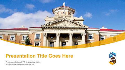 University of Manitoba Course/Courseware Creation PPT Template