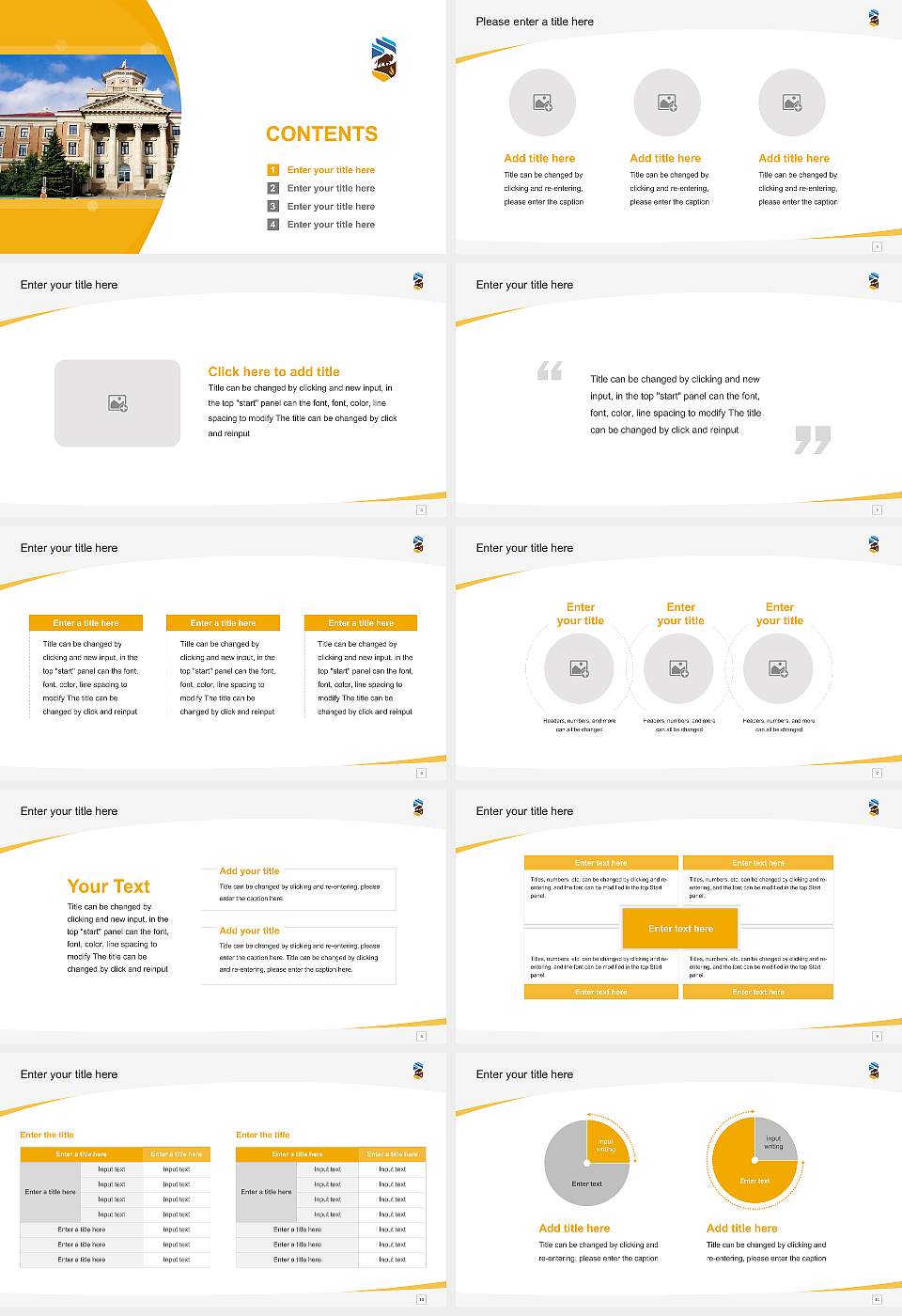 University of Manitoba Course/Courseware Creation PPT Template16:9 ratio PPT effect preview image2