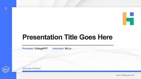 University of Hearst Thesis Proposal/Graduation Defense PPT Template
