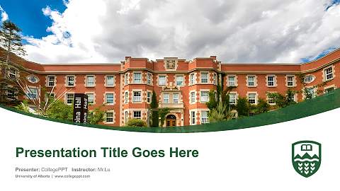University of Alberta Course/Courseware Creation PPT Template