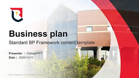 Redeemer University Competition/Entrepreneurship Contest PPT Template