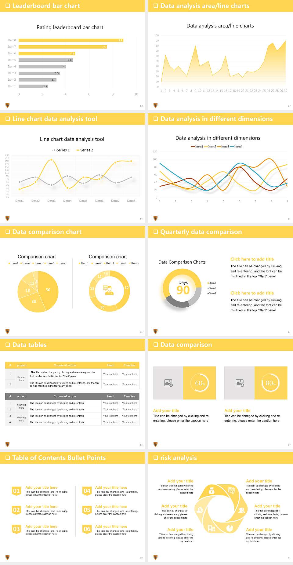 University of Waterloo General Purpose PPT Template4:3 ratio PPT effect preview image4