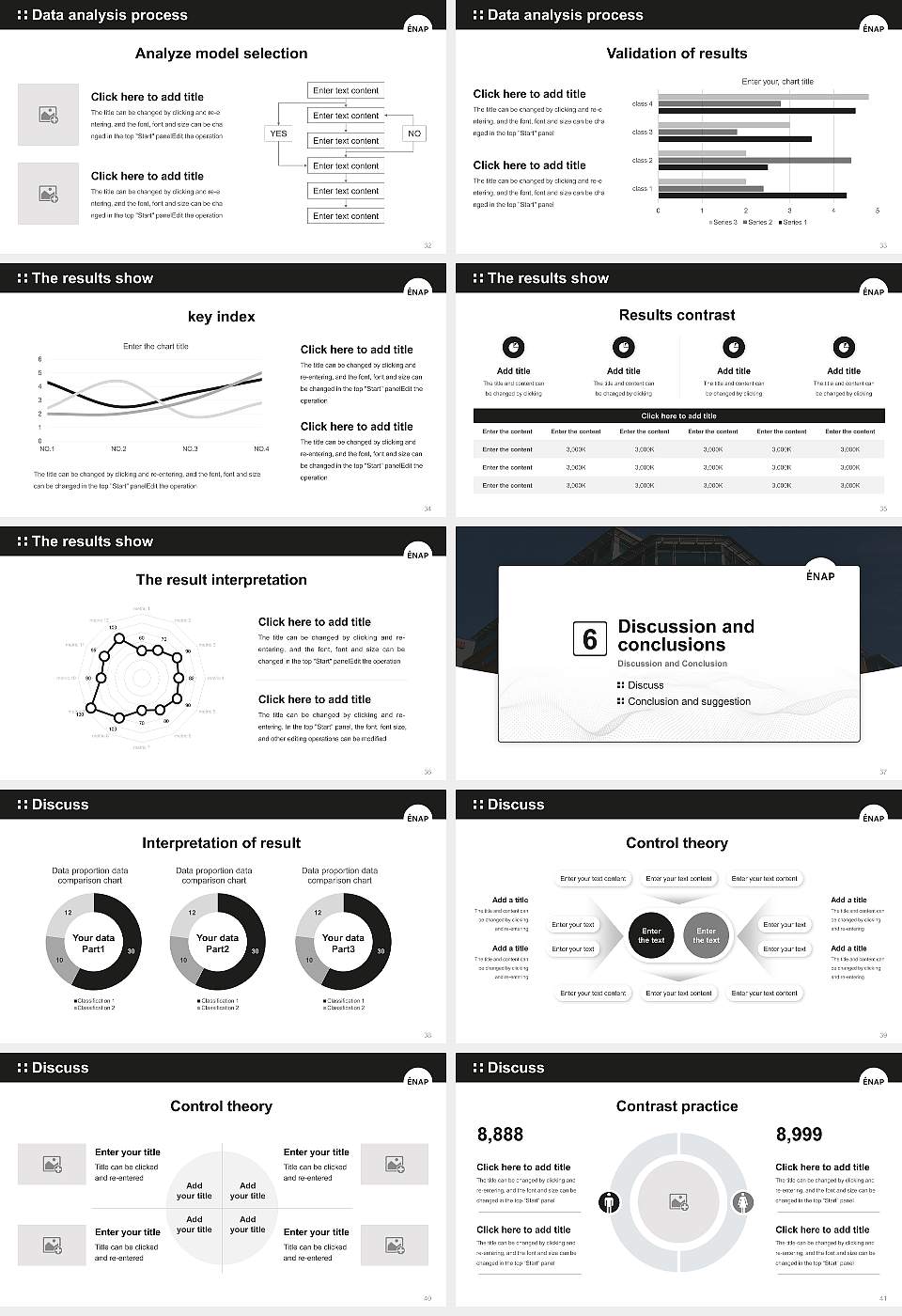 National School of Public Administration Graduation Thesis Defense PPT Template16:9 ratio PPT effect preview image5