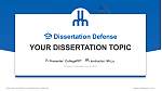University of Montreal Disputation Powerpoint Vorlage