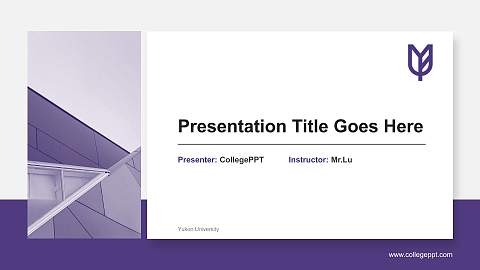 Yukon University General Purpose PPT Template