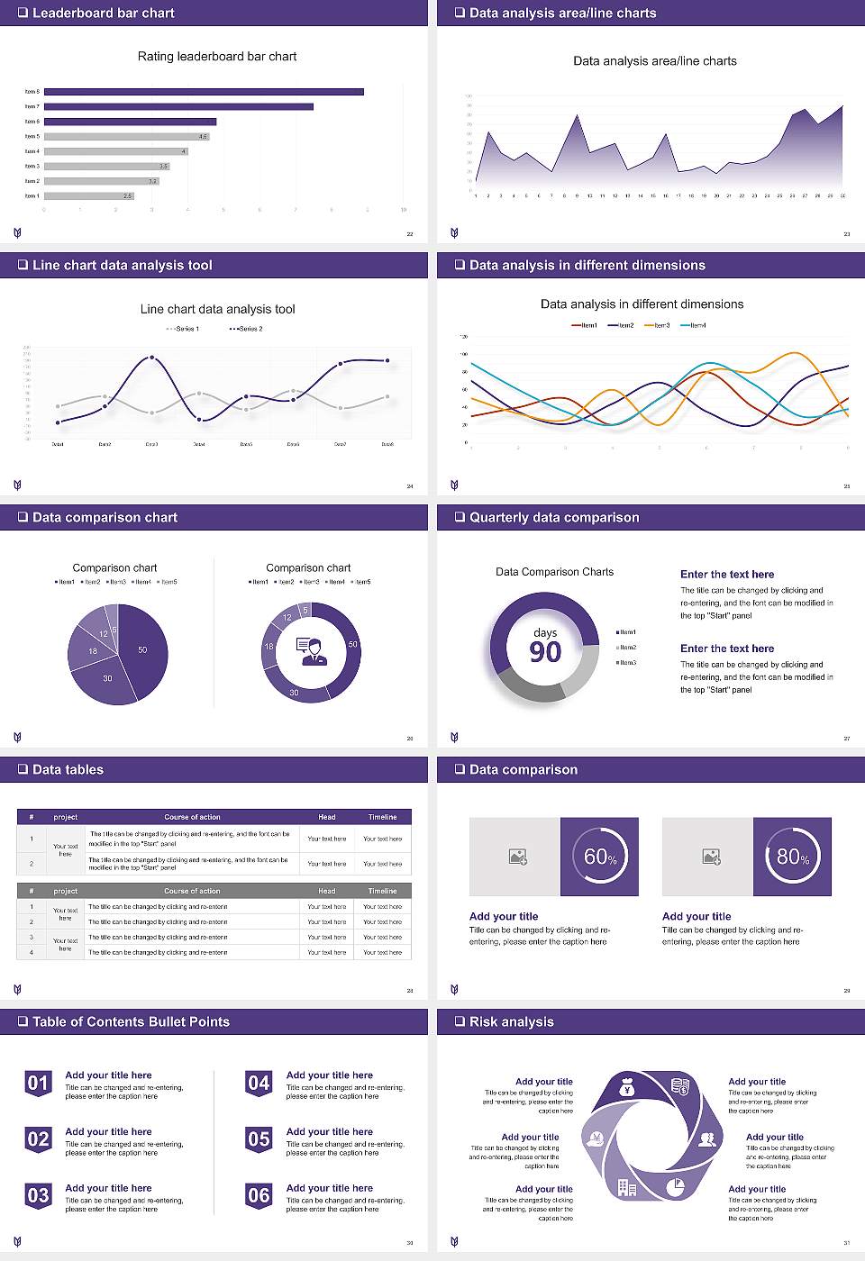 Yukon University General Purpose PPT Template16:9 ratio PPT effect preview image4