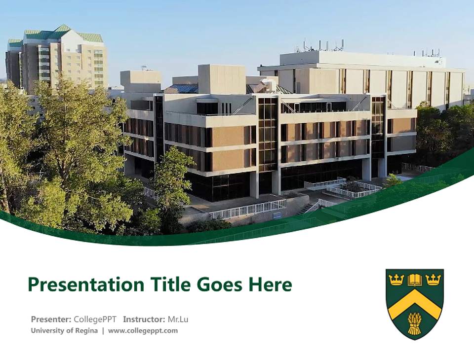 University of Regina Course/Courseware Creation PPT Template4:3 ratio PPT effect preview image5