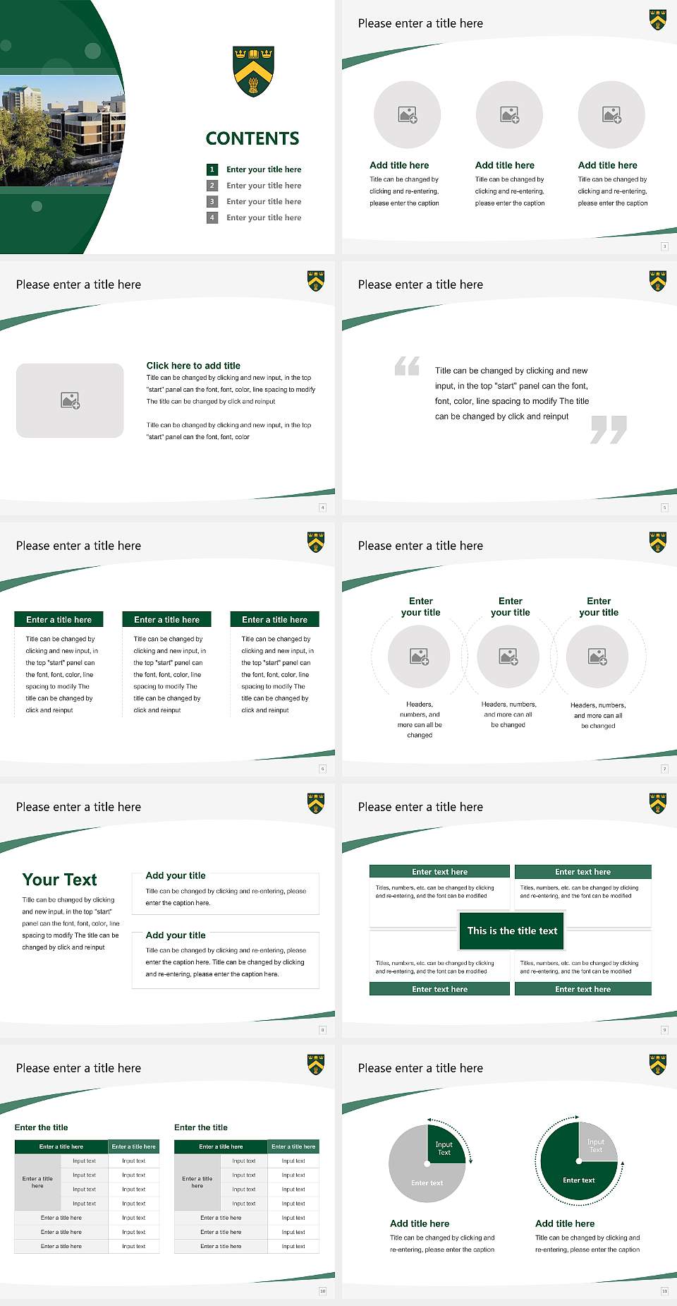University of Regina Course/Courseware Creation PPT Template4:3 ratio PPT effect preview image2