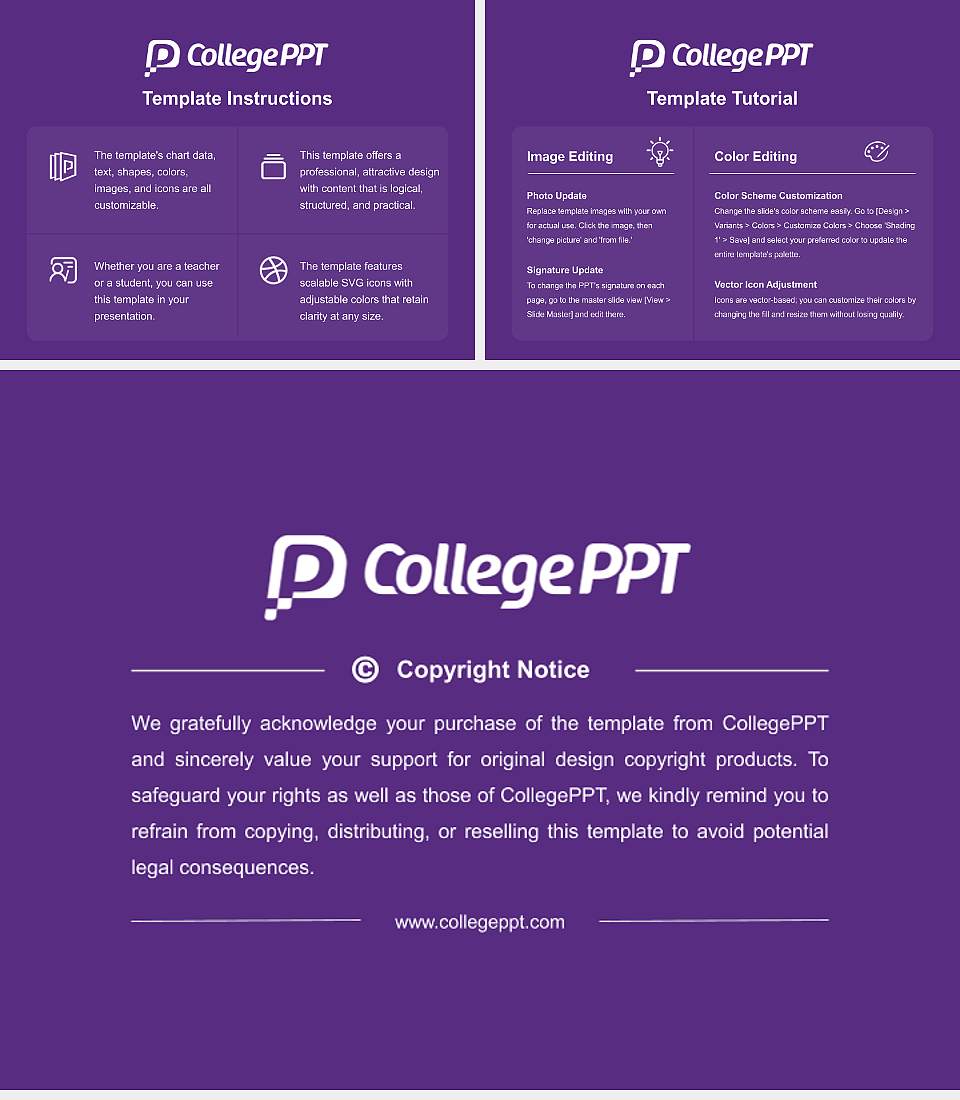 Bishop’s University Course/Courseware Creation PPT Template4:3 ratio PPT effect preview image5