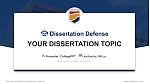Booth University College Graduation Thesis Defense PPT Template