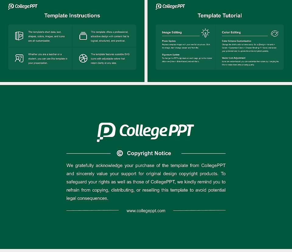 St. Thomas University Course/Courseware Creation PPT Template16:9 ratio PPT effect preview image5