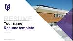 Yukon University Resume PPT Template