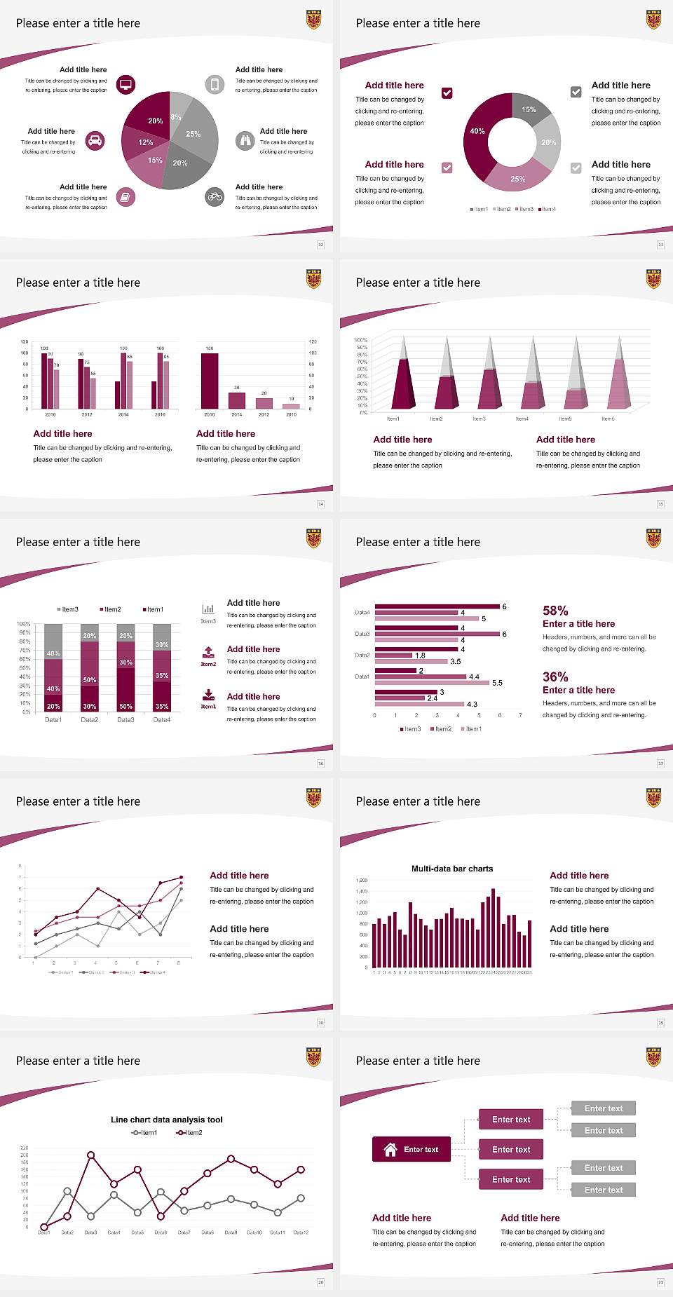 McMaster University Course/Courseware Creation PPT Template4:3 ratio PPT effect preview image3