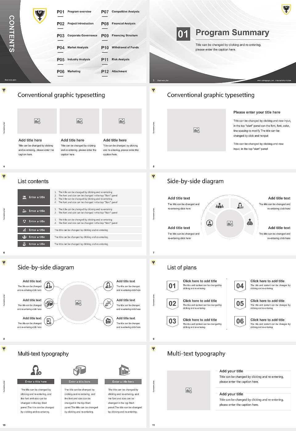 Dalhousie University Competition/Entrepreneurship Contest PPT Template16:9 ratio PPT effect preview image2