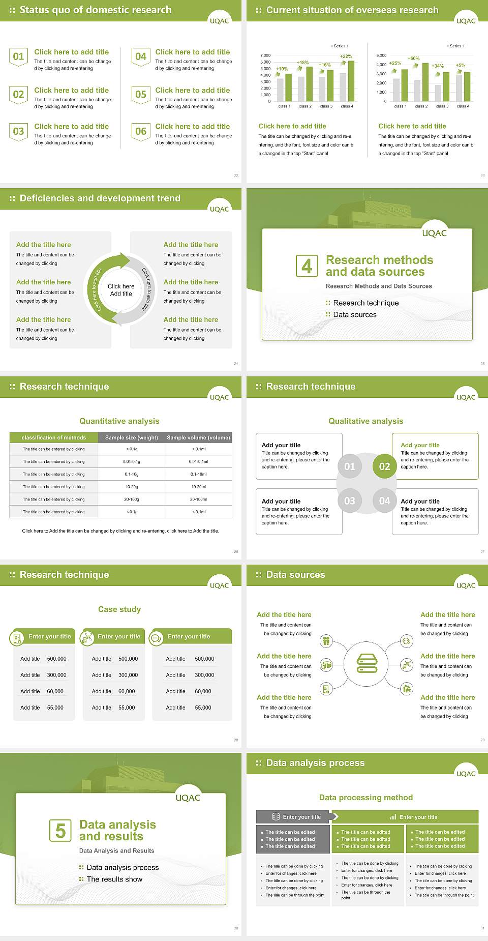 University of Quebec at Chicoutimi Graduation Thesis Defense PPT Template4:3 ratio PPT effect preview image4