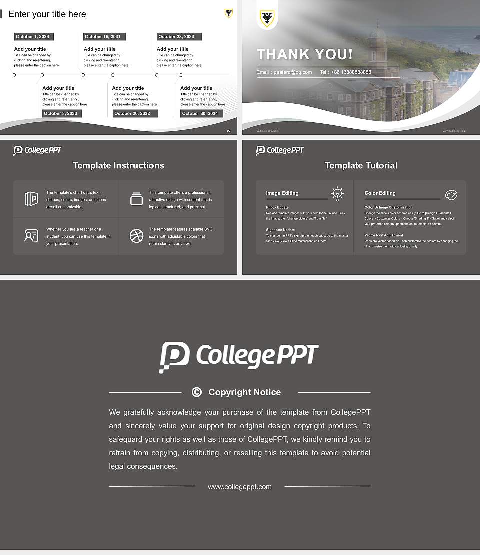 Dalhousie University Lecture Sharing and Networking Event PPT Template16:9 ratio PPT effect preview image4