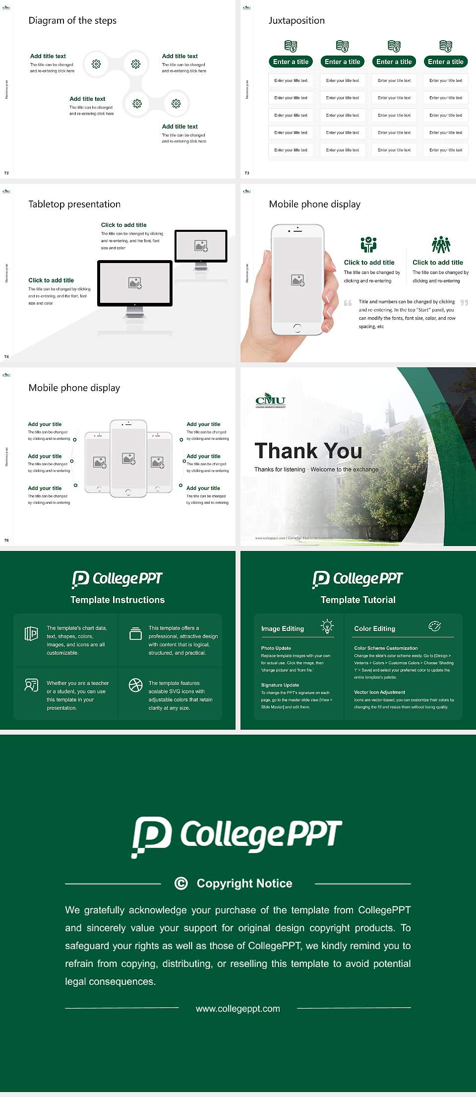 Canadian Mennonite University Competition/Entrepreneurship Contest PPT Template4:3 ratio PPT effect preview image9