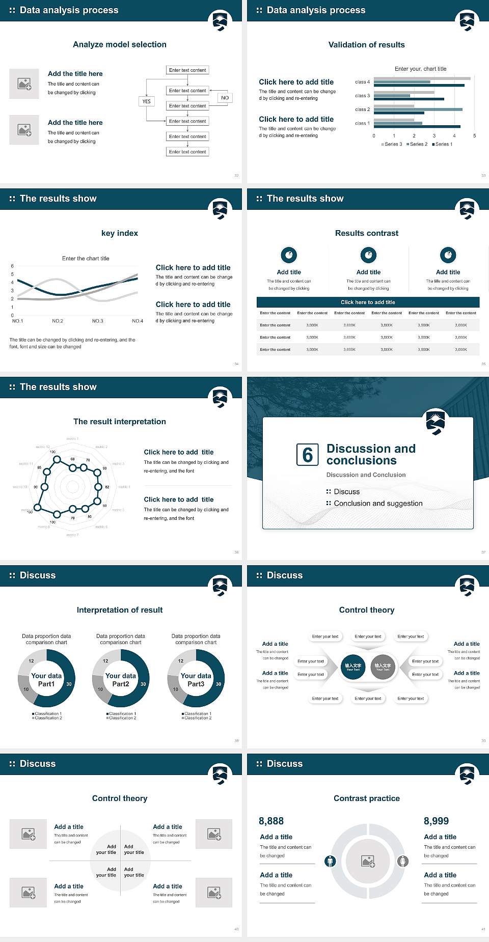 Thompson Rivers University Graduation Thesis Defense PPT Template4:3 ratio PPT effect preview image5
