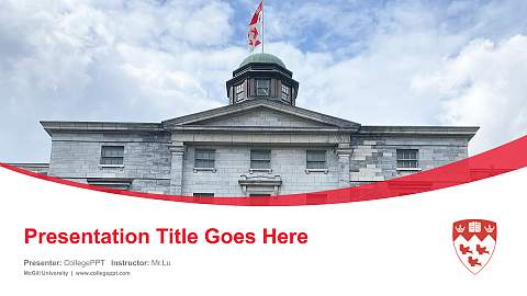 McGill University Course/Courseware Creation PPT Template