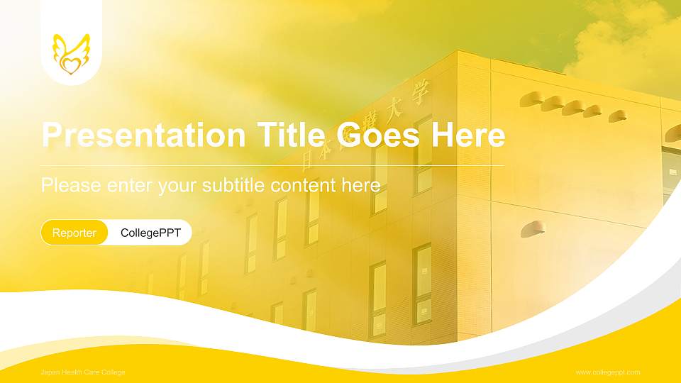 Japan Health Care College Lecture Sharing and Networking Event PPT Template16:9 ratio PPT effect preview image