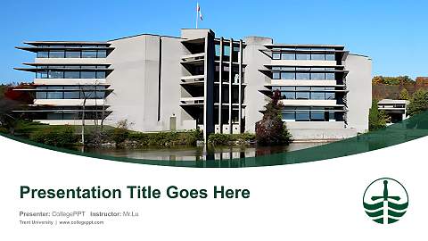 Trent University Course/Courseware Creation PPT Template